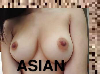 asiatisk, storatuttar, doggy-style, gammal, fitta-pussy, smal, avsugning, cumshot, gigantisk-kuk, tonåring