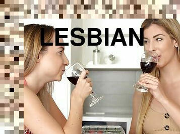 Taste Of Vagina - Hot Lesbian Porn Video