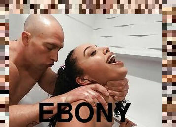 Libidinous ebony hussy Alexis Tae in memorable porn video