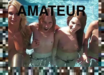 traseiros, teta-grande, festa, cona-pussy, amador, babes, chupanços, adolescente, sexo-em-grupo, piscina