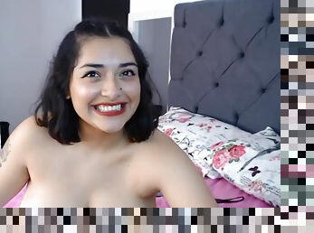 traseiros, teta-grande, masturbação, amador, adolescente, caseiro, latina, bochechuda, webcam, divertida