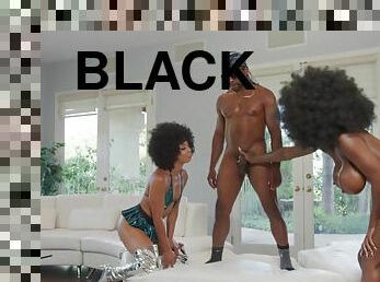 Misty Stone hot black threesome sex