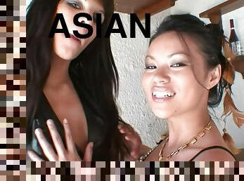 asiatisk, store-pupper, pussy, anal, babes, blowjob, cumshot, stor-pikk, interracial, japansk