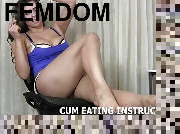 You are a naughty little cum eater, arent you cei