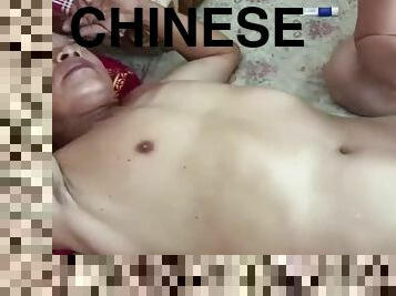 Muted chinese old man fucking grandma