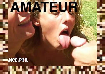 vieux, amateur, hardcore, branlette, trio, salope, piscine, plus-agée, bisexuels