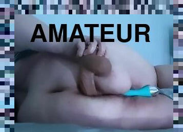 cul, grosse, amateur, anal, jouet, française, belle-femme-ronde, gode, solo