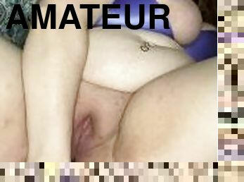 cul, gros-nichons, masturbation, amateur, anal, jouet, solo