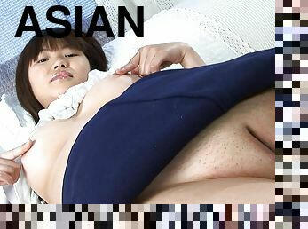 asiático, culo, tetas-grandes, masturbación, coño-pussy, babes, adolescente, japonés