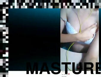 Watch masturbating on skype porn video