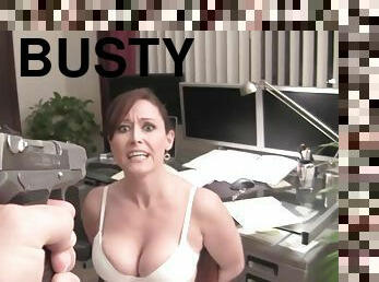 Hot busty MILF bizarre fetish video