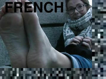 Claire french girl barefeet