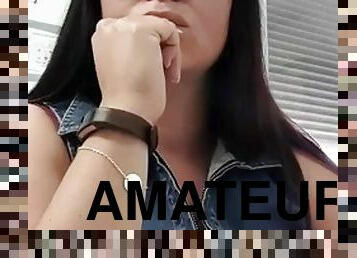 masturbação, amador, mulher-madura, francês, bbw