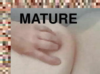 banhos, teta-grande, masturbação, mamilos, maduro, mulher-madura, bbw, bochechuda, dedos, europeia