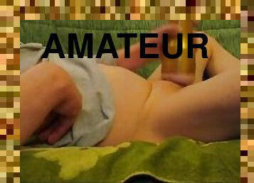 masturbation, amateur, ejaculation-sur-le-corps, ejaculation, solo