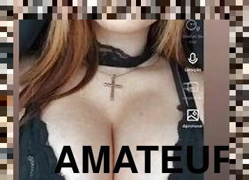 tetas-grandes, colegiala-schoolgirl, amateur, adolescente, brasil, universidad, fetichista, a-solas, realidad