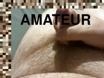 masturbation, amateur, ejaculation-sur-le-corps, énorme-bite, ejaculation, solo, bite