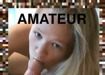 amatør, blowjob, tenåring, pov, webkamera, brunette