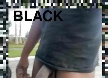 énorme, public, amateur, ejaculation-sur-le-corps, ébène, énorme-bite, ados, black, massive, solo