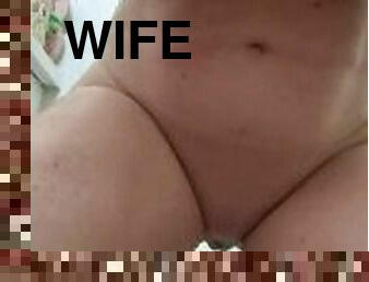 baignade, gros-nichons, pisser, public, chatte-pussy, femme, amateur, milf, maman, blonde