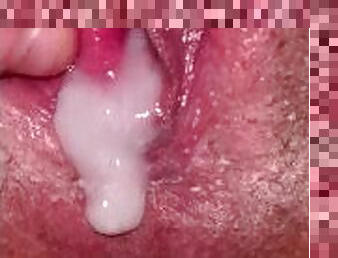 CREAM pie from a GUSHY WARM pussy