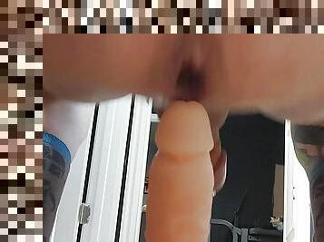 onani, amatør, anal, leke, homofil, amerikansk, riding, dildo, alene, hvit