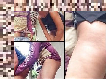 ???????? ???? ???? ??????? ?????? ?????? ????? Sri lankan campus girlfriend risky outdoor quick fuck