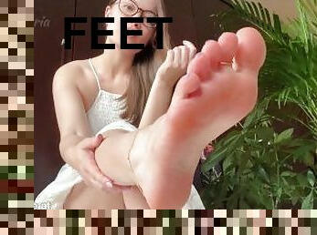 Worship Feet Goddess Aphrodite [Foot fetish, soles, pieds, pov feet, feet roleplay, foot worship]