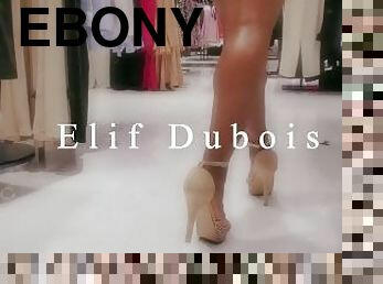 Elif Dubois Sexy walk in the mall????????????????