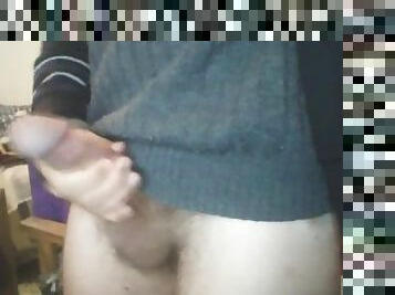 Horny student gay in his room / Webcam