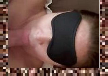 BlindFolded, Tied up, Sucking Dick.