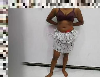 Sri lankan office girl dressing&undressing