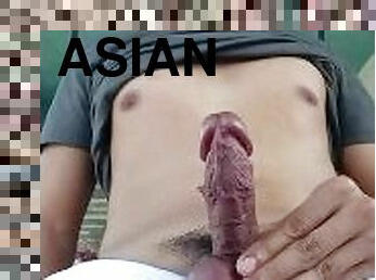 asia, besar-huge, mastubasi, handjob-seks-dengan-tangan-wanita-pada-penis-laki-laki, manis, seorang-diri