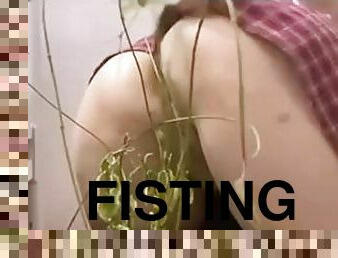 fisting, mijando, cona-pussy, esguincho, amador, adolescente, jovem18, loira, sozinho, branco