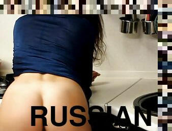Russian Wife Cheating on Her Husband With a Plumber