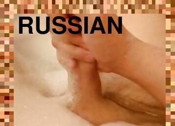 kylpy, masturbaatio, venäläinen, amatööri, mälliotos, valtava-mulkku, teini, käsihomma, runkkaus, pov
