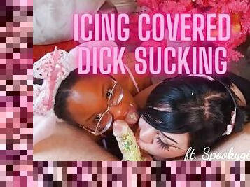 Sucking Icing Covered Cock ft Spookygirllove & FeelGoodFilth
