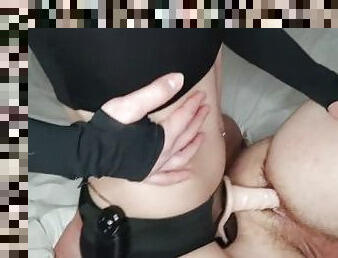 gammel, strapon, amatør, anal, hardcore, bdsm, europæisk, euro, ældre, bondage