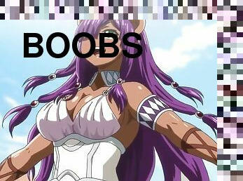 Cartoon anime girl with big boobs hot video