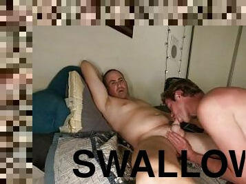 amateur, fellation, ejaculation-sur-le-corps, gay, hirondelle, ejaculation, sucer