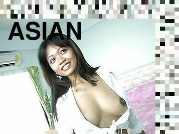 asiatique, amateur, ejaculation-interne