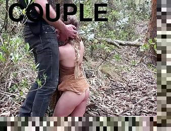 Hunter Fucking Innocent Forest Girl Tied to Tree