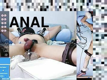 masturbação, anal, brinquedo, gay, bdsm