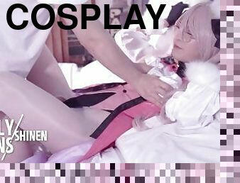 ?Fate??Cosplay Sex with Tamamo, Sexy FGO Ladyboy Cosplayer get Fucked, Crossdresser Tgirl trans Hent