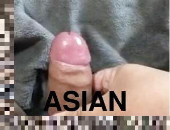 asian small cock  after cumshot