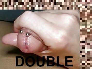 TWO wanks, TWO cumshots, BEFORE bedtime!