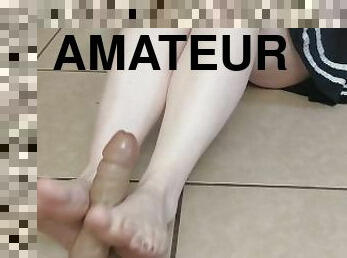 amateur, hamba, kaki, pov, fetish, solo, kaki-legs, jari-kaki