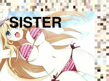 Cute virgin stepsister fuck on  public beach hardcore tight pussy doggystyle anime hentai uncensored