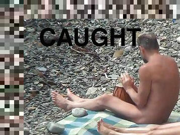 nudisti, allaperto, ragazze-giovani, videocamera, spiaggia, voyeur, naturali, beccati, bagnate