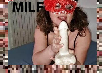 gros-nichons, masturbation, giclée, amateur, mature, énorme-bite, milf, jouet, double, gode